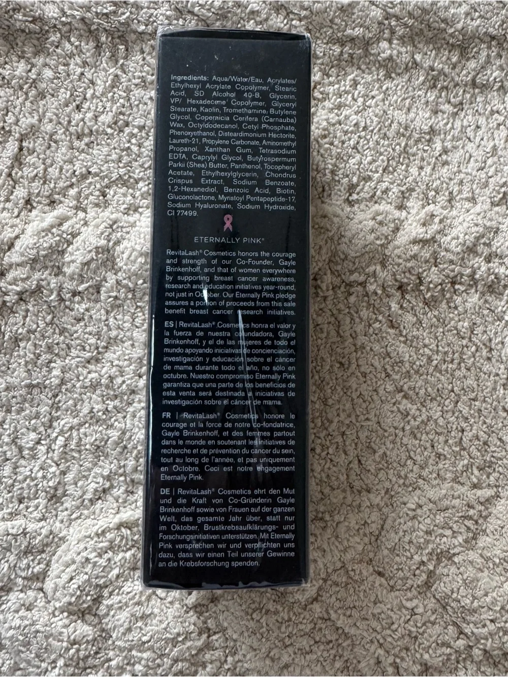NIB  Revitalash Cosmetics Length Define Tubing Mascara In Black
